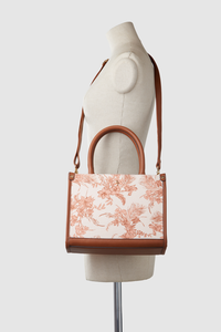 Tropical Canvas Mini Tote