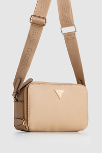 Viviette Double Zip Crossbody Bag