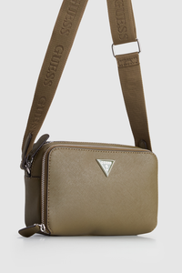 Viviette Double Zip Crossbody Bag