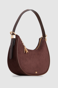 Iris Vegan Suede Shoulder Bag