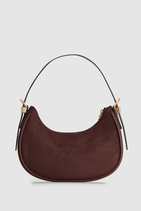 Iris Vegan Suede Shoulder Bag