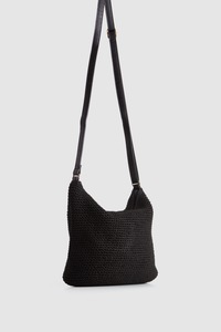 Rayon Crochet Crossbody Bag