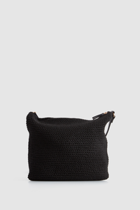 Rayon Crochet Crossbody Bag