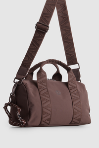 Gia Small Nylon Bowler Bag