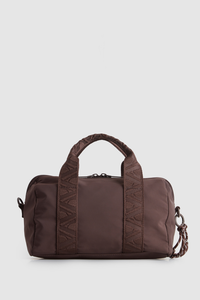 Gia Small Nylon Bowler Bag
