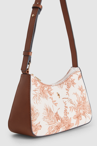Tropical Canvas Shoulder Bag