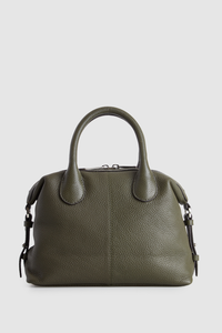 Grace Leather Midi Tote Bag