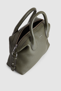 Grace Leather Midi Tote Bag