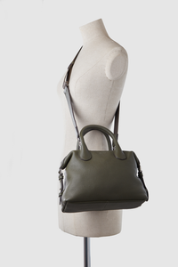 Grace Leather Midi Tote Bag