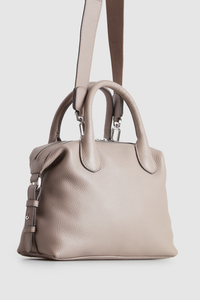 Grace Leather Midi Tote Bag