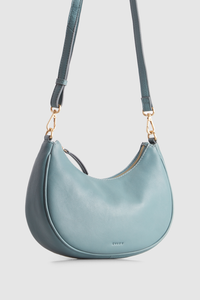 Margo Leather Crescent Hobo Bag