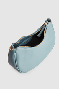 Margo Leather Crescent Hobo Bag