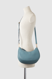 Margo Leather Crescent Hobo Bag