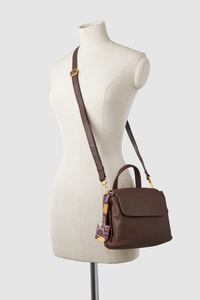 Margo Leather Top Handle Bag
