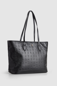 Embossed Tote Bag With Pouch