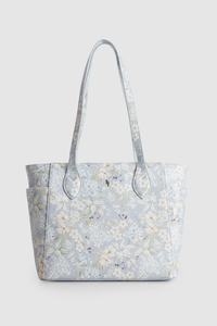 Floral 3 Compartment Tote