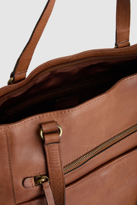 Wynn Leather Tote Bag