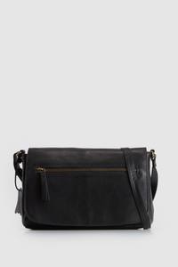 Wynn Leather Flap Crossbody Bag