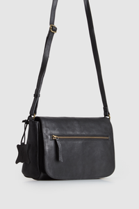 Wynn Leather Flap Crossbody Bag