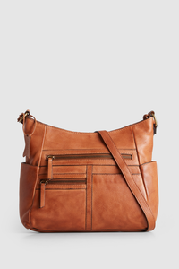 Maggie Leather Crossbody Bag