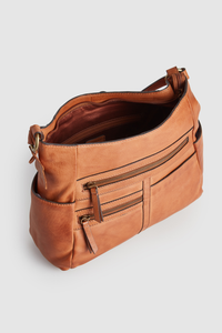 Maggie Leather Crossbody Bag