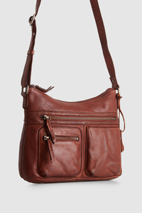 Maggie Leather Crossbody Bag