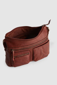 Maggie Leather Crossbody Bag