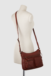 Maggie Leather Crossbody Bag