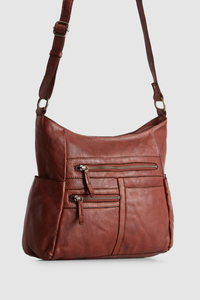 Maggie Leather Crossbody Bag