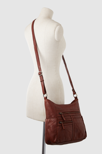 Maggie Leather Crossbody Bag