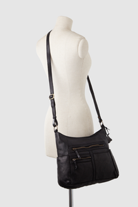 Maggie Leather Crossbody Bag