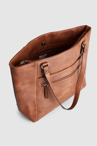 Zip Pocket Tote Bag