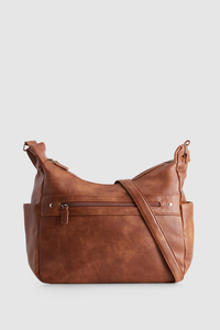Zip Pocket Large Crossbody Bag