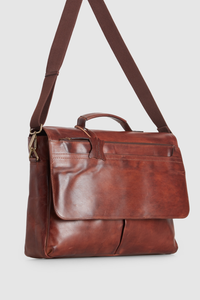 Flynn Leather Briefcase
