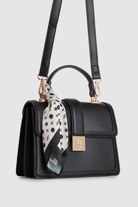 Scarf Top Handle Bag