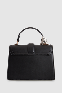 Scarf Top Handle Bag