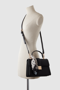 Scarf Top Handle Bag