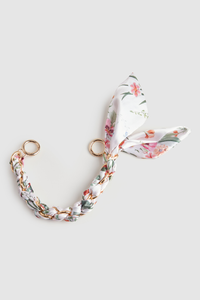 Floral Chain Scarf Charm
