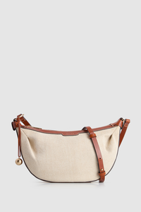Alana Canvas Leather Crossbody Bag