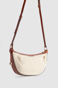 Alana Canvas Leather Crossbody Bag