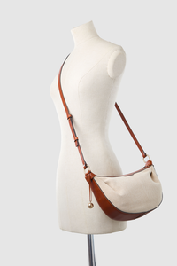 Alana Canvas Leather Crossbody Bag