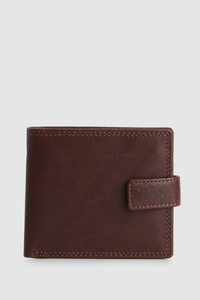 Leather Tab Wallet