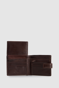Leather Tab Wallet
