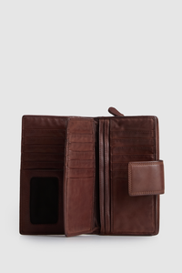 Leather Large Tab Wallet