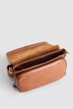 Charli Leather Flap Crossbody Bag
