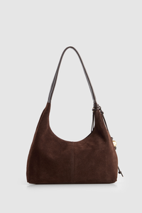 Nina Leather Suede Hobo Bag