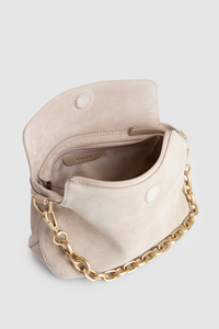 Clara Leather Chain Mini Grab Bag