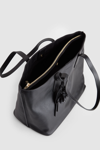 Elena Leather Tote Bag