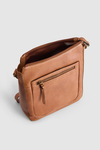 Cora Leather Crossbody Bag