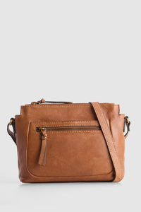 Cora Leather Crossbody Bag